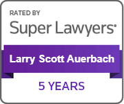 Rated by Super Lawyers | Larry Scott Auerbach | 5years